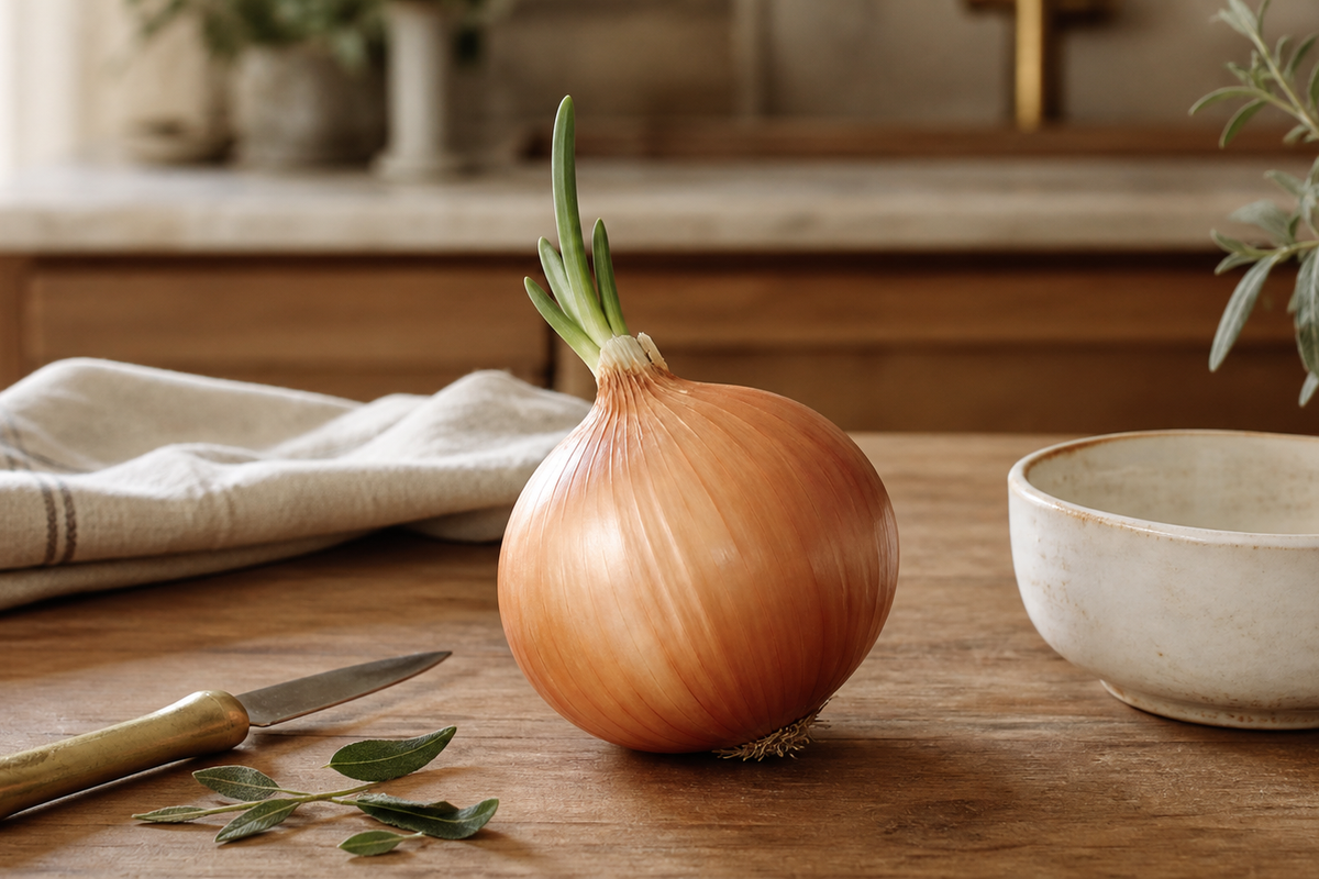 Le germe vert de l’oignon est-il comestible et comment le cuisiner ?